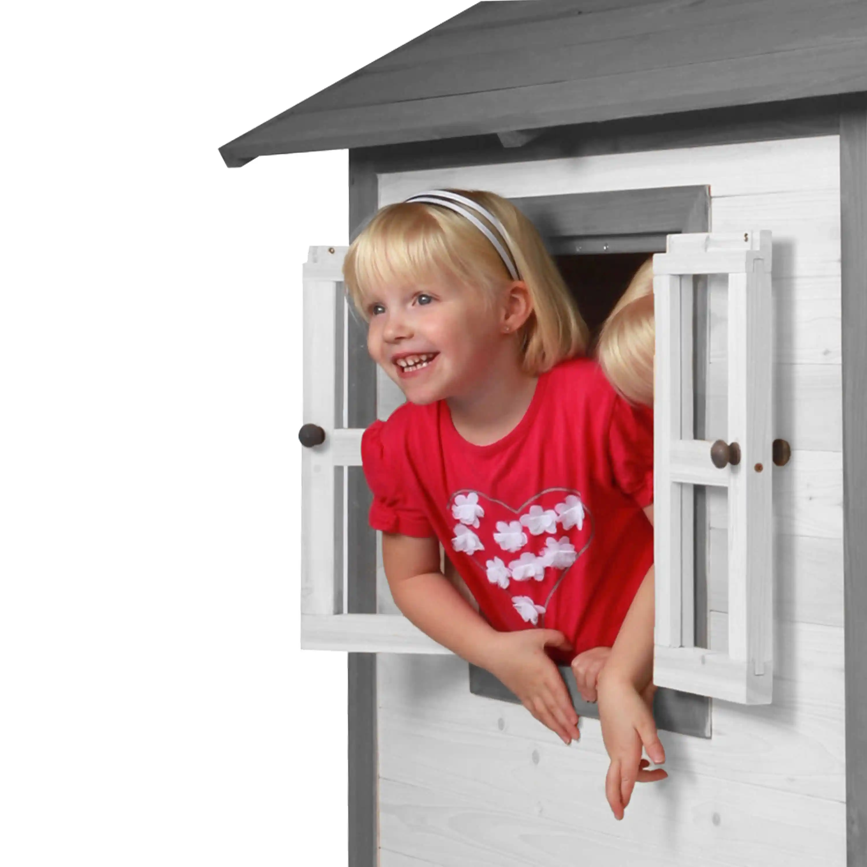 AXI Lodge XL Speelhuis Klassiek - Grijze Glijbaan