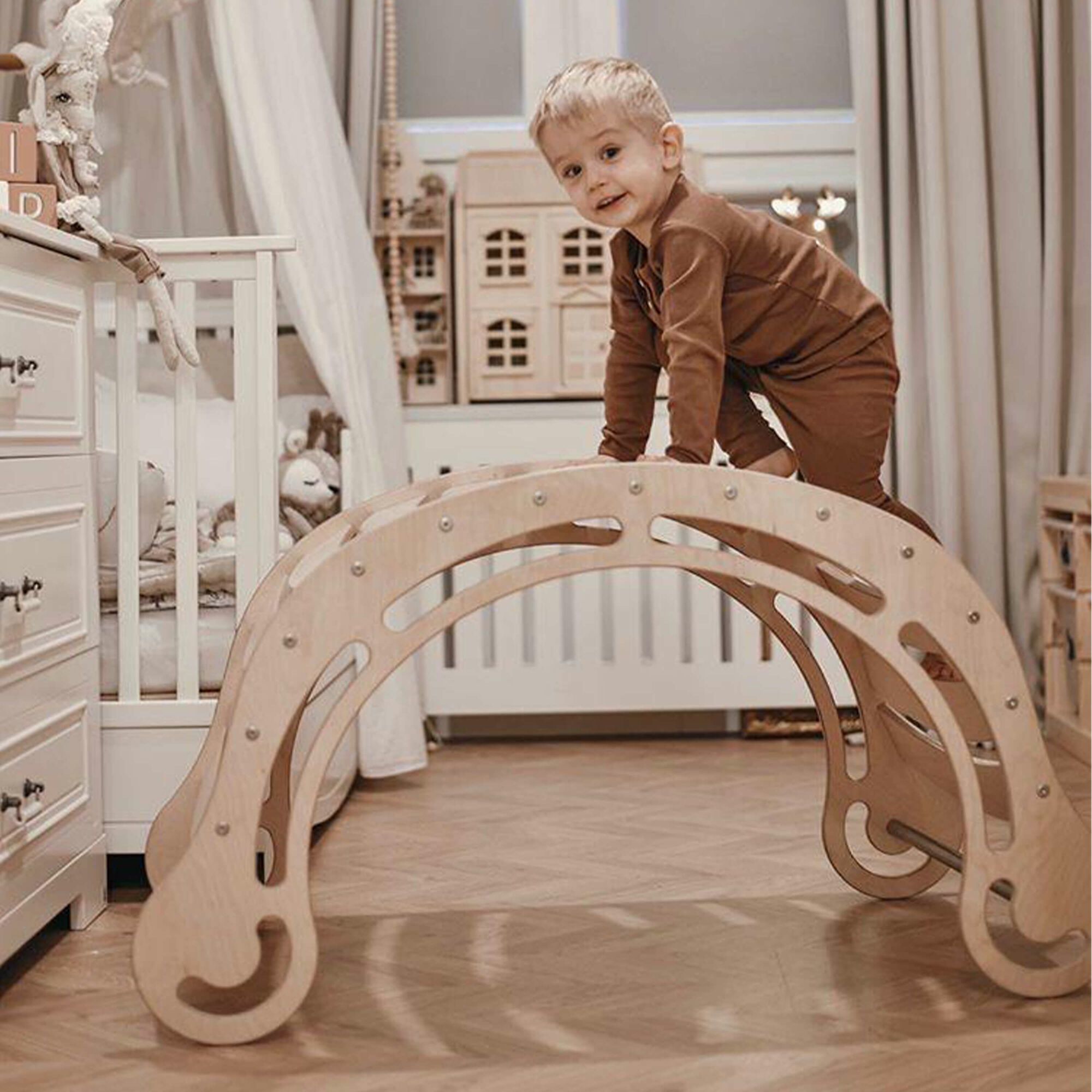 KateHaa Houten XXL Waldorf Rocker Naturel