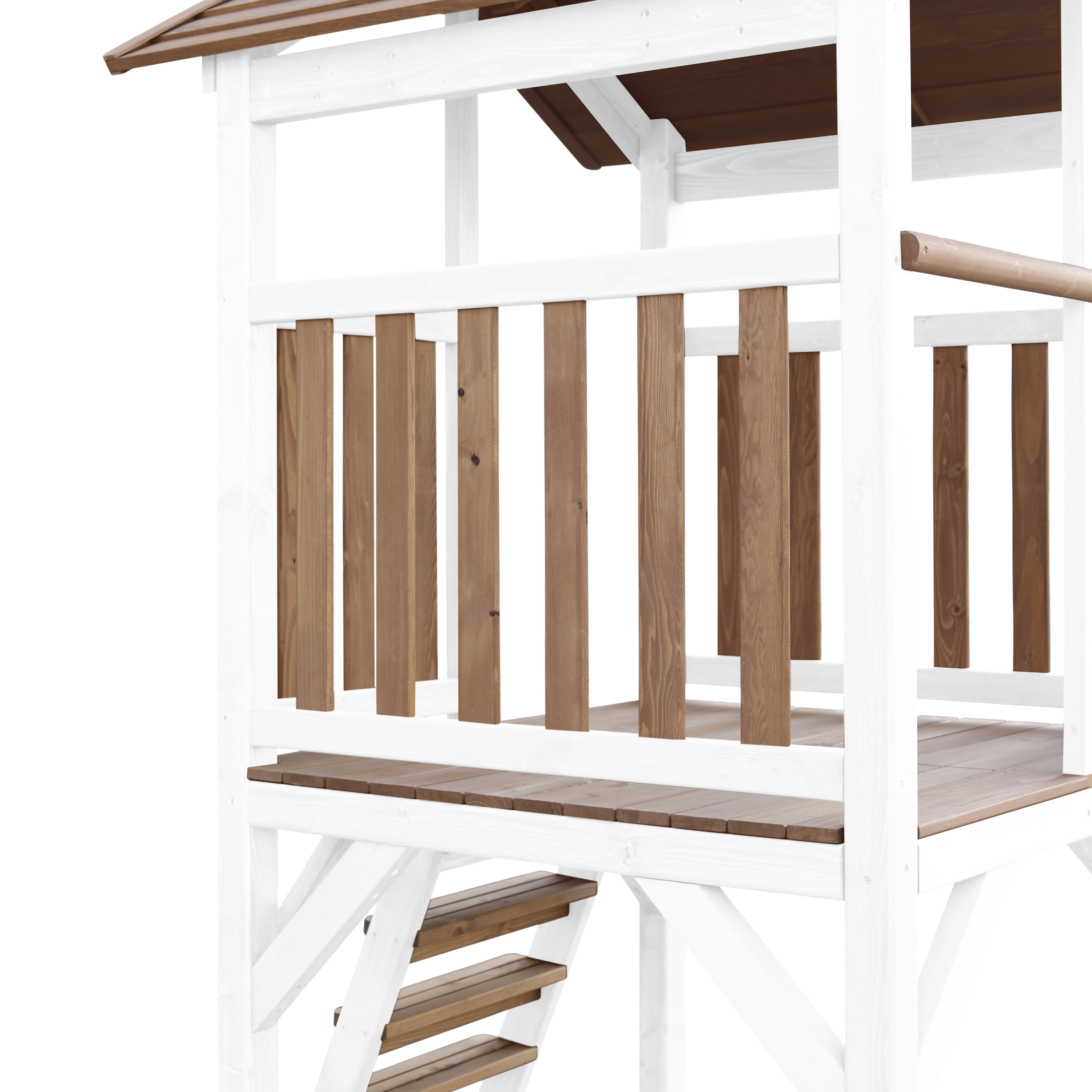 AXI Beach Tower Brown/White - Blue Slide