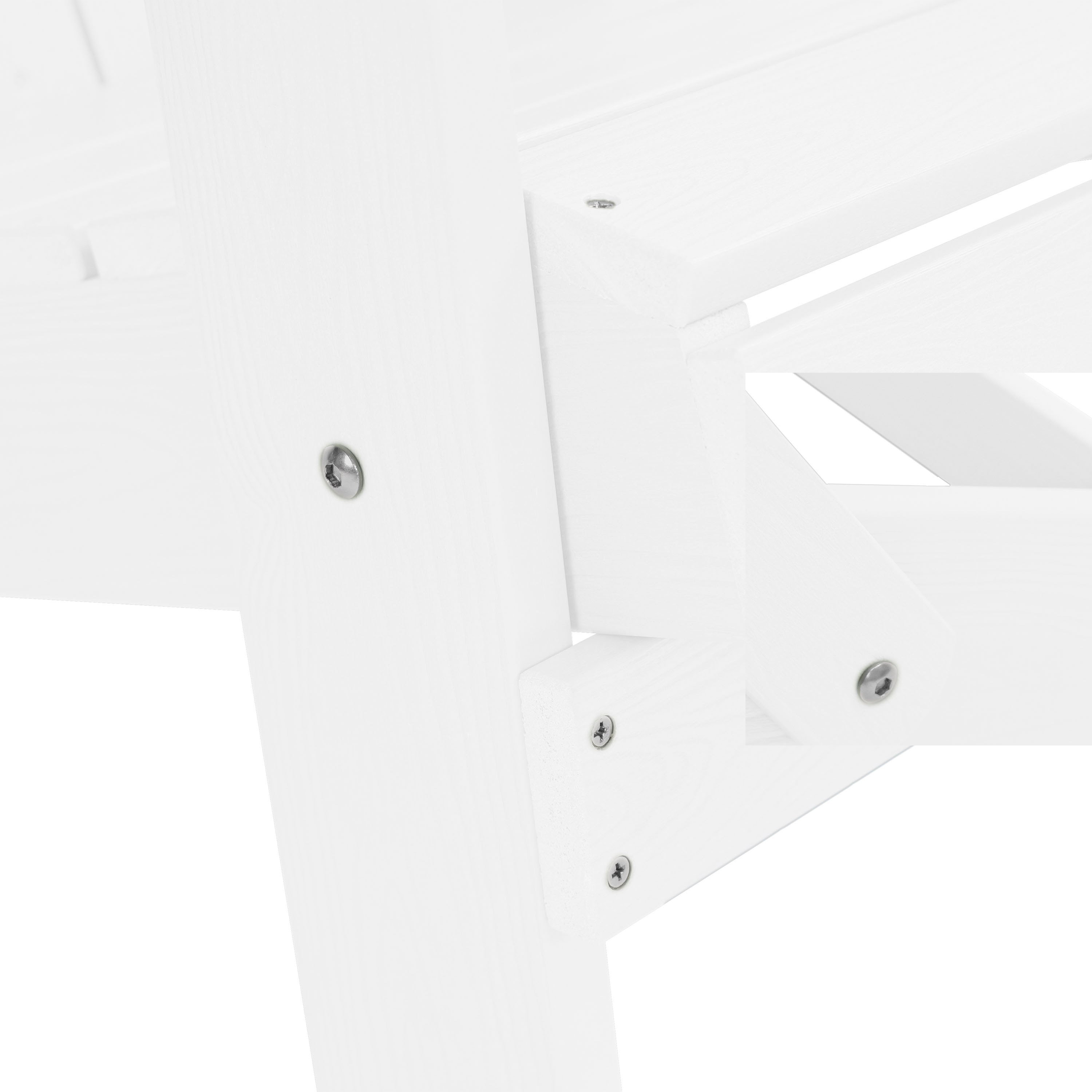 AXI Claire Folding Adirondack Chair Plastic White