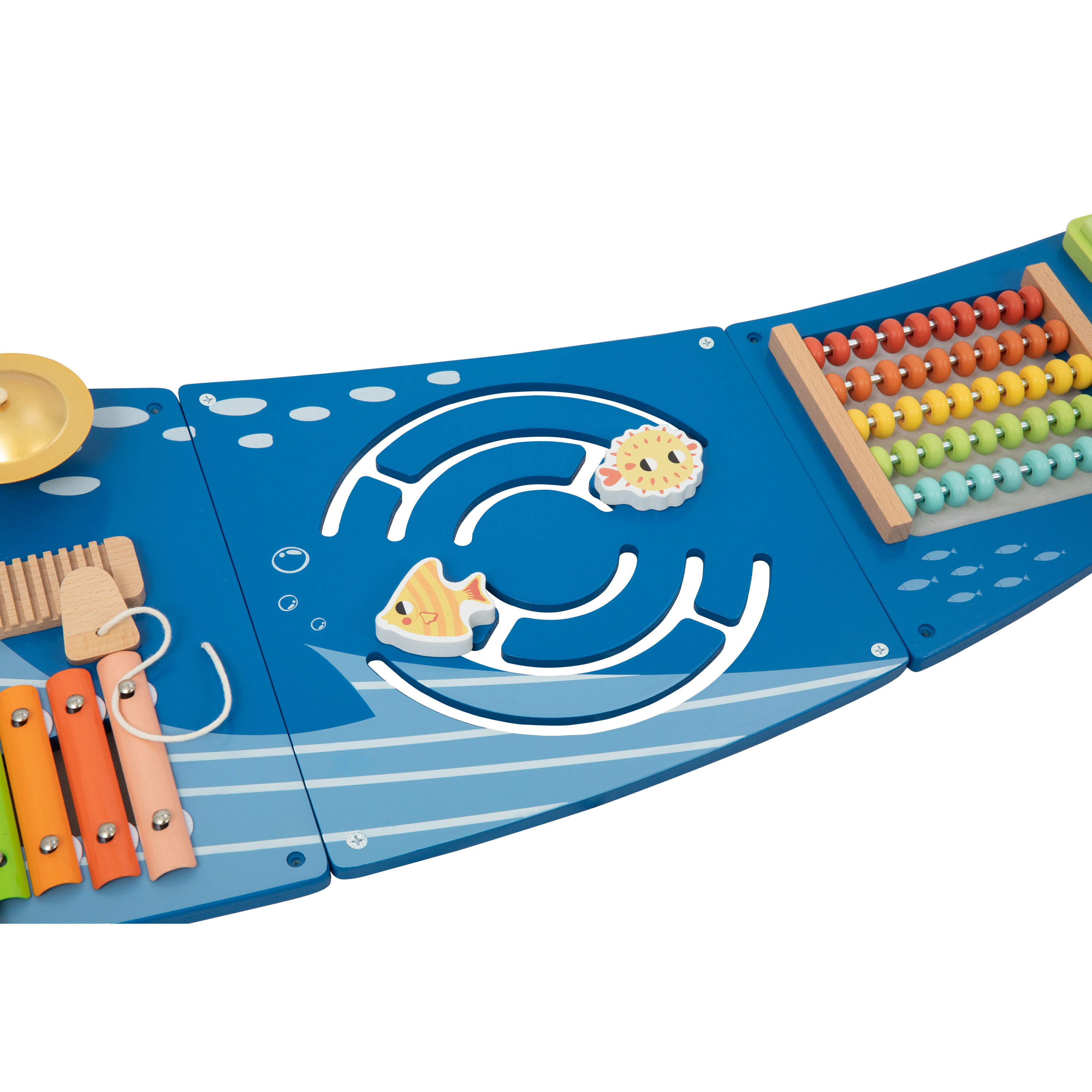 Tooky Toy Wooden Activity Panel Whale