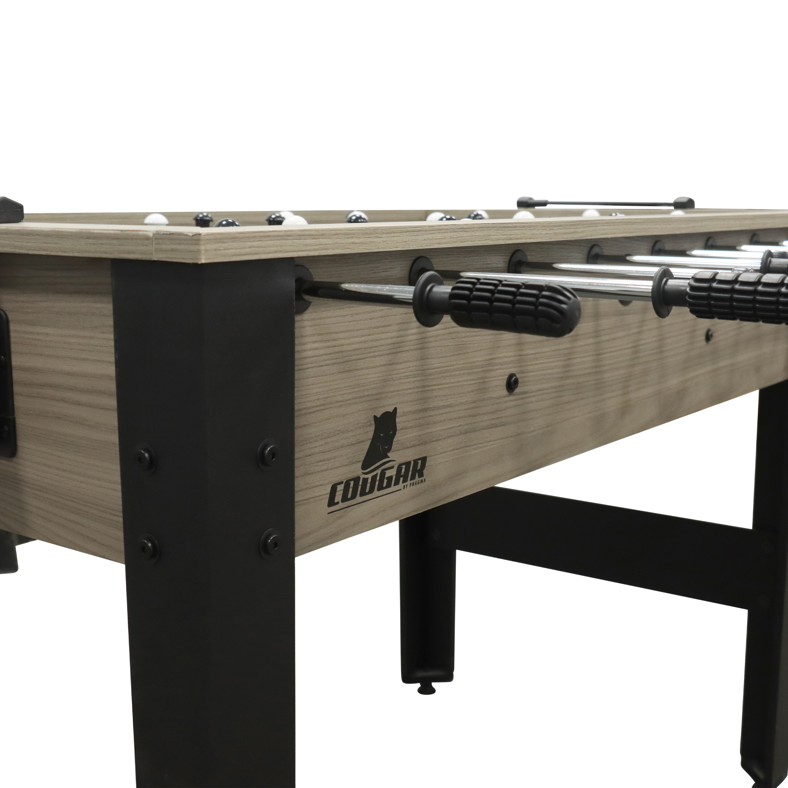 Cougar Spin Kick Football Table Oak/Black