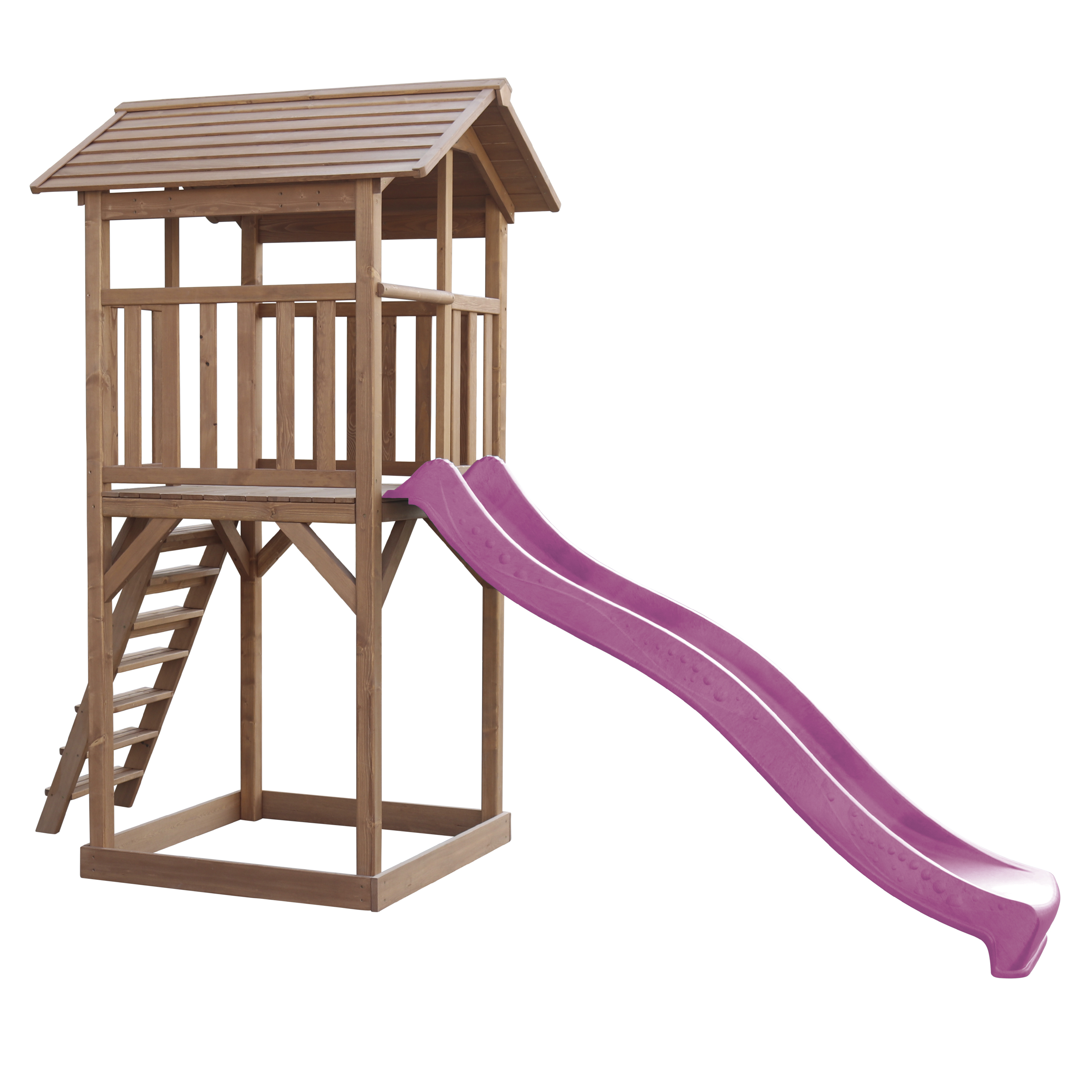 AXI Beach Tower Brown - Purple Slide-8720365061707 AXI Beach Tower Brown - Purple Slide