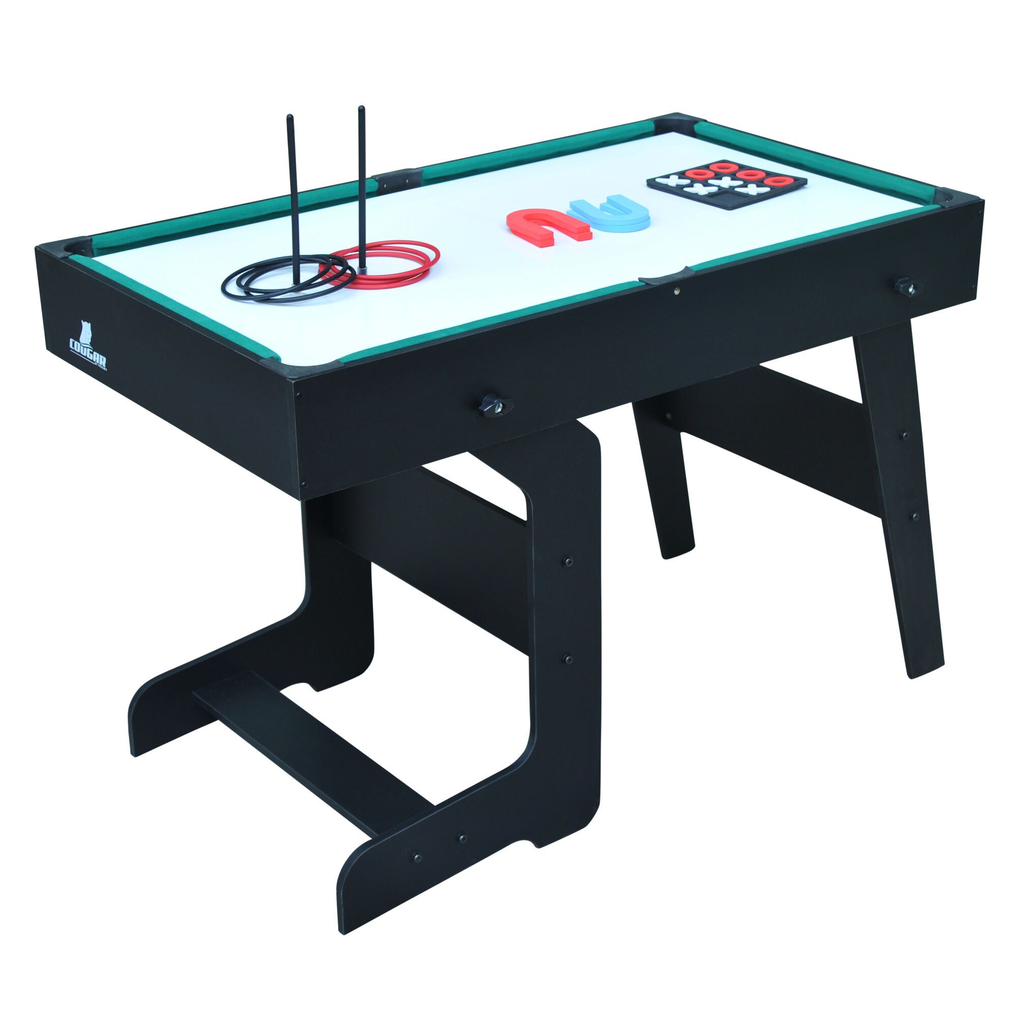 Cougar All-in-One 16-in-1 Table multi jeux pliable Noir