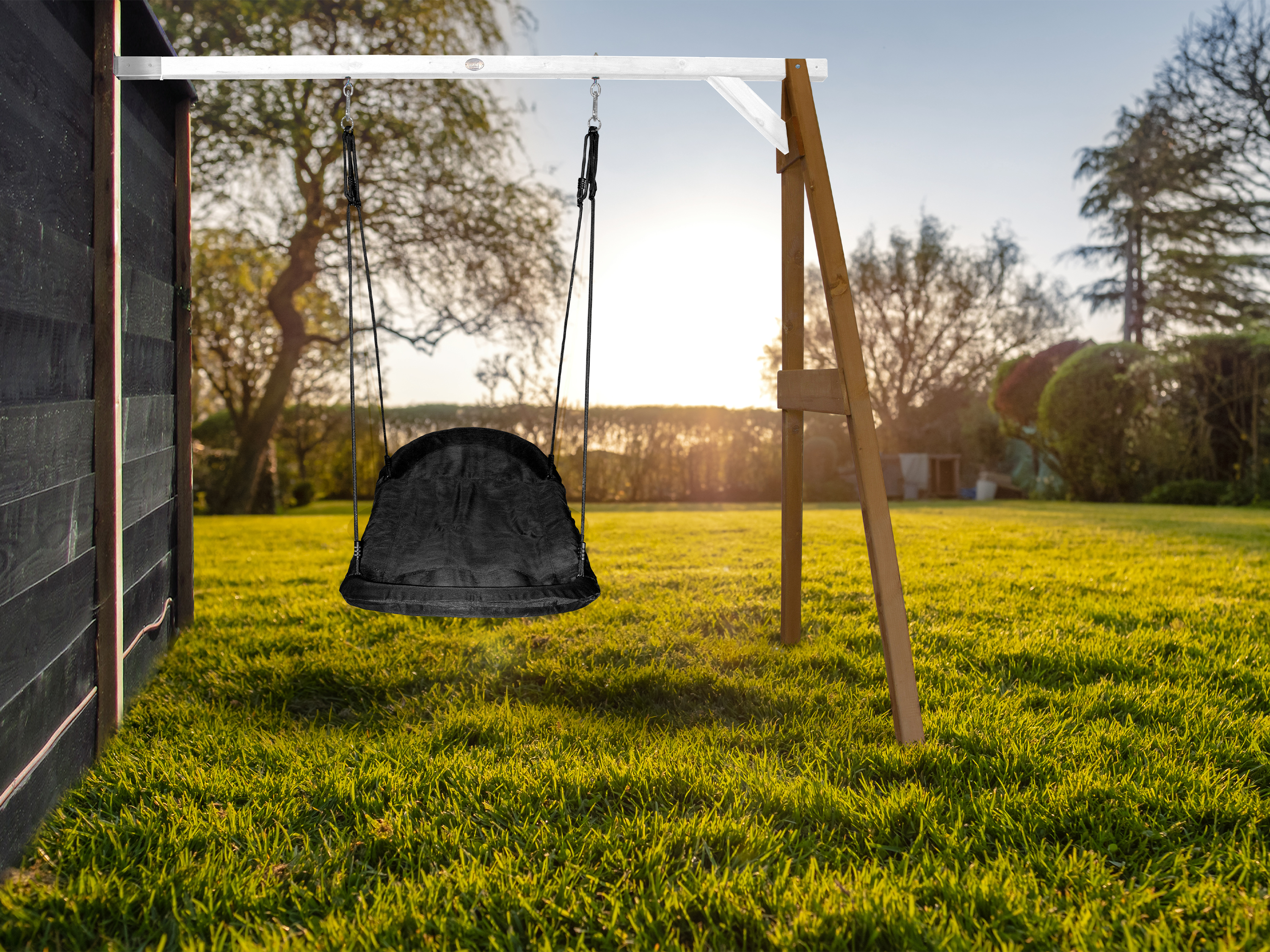 AXI Roxy Attachable Nest Swing Set - Brown/White