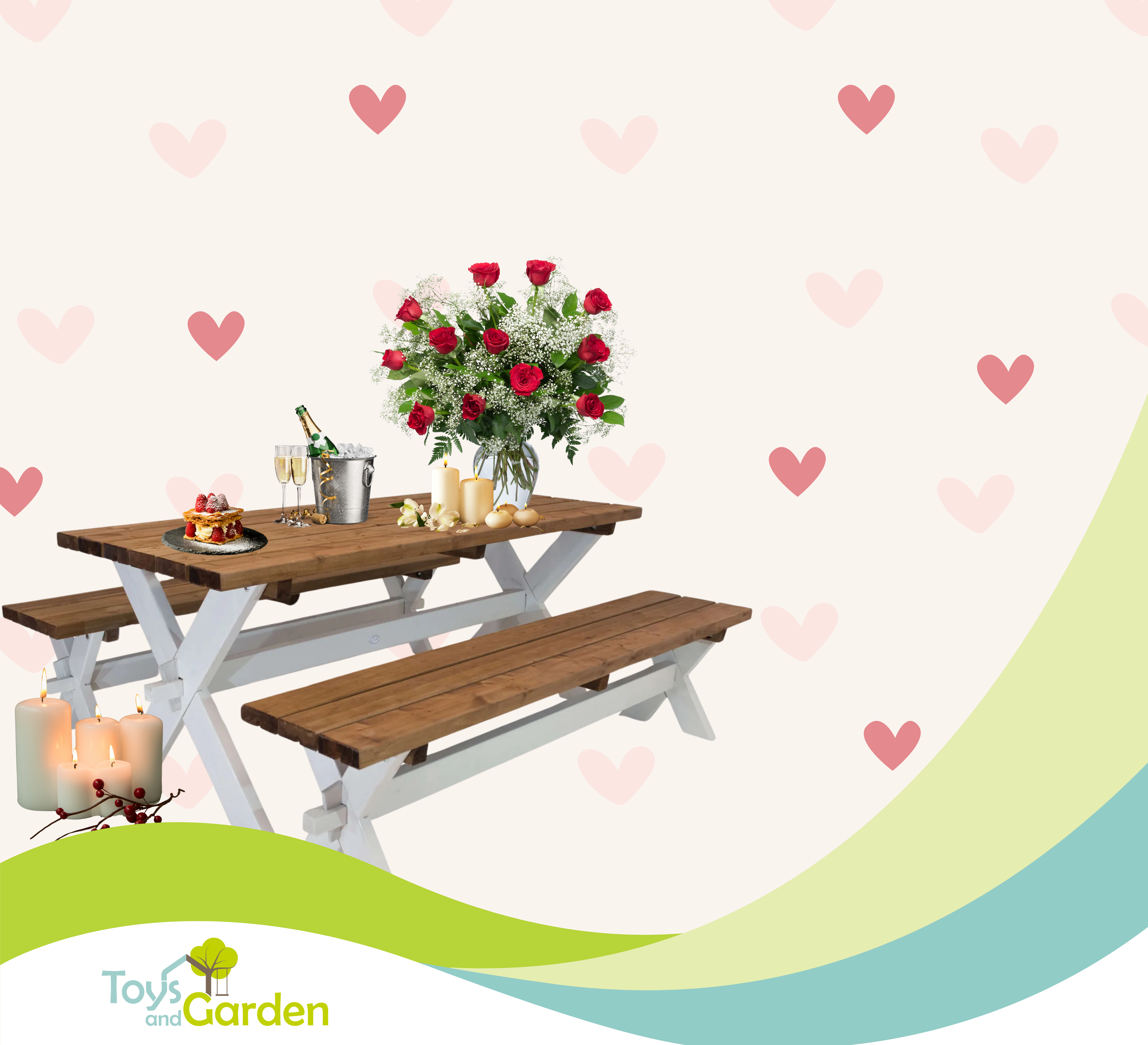 Célébrez la Saint-Valentin en extérieur : romantisme dans votre propre jardin