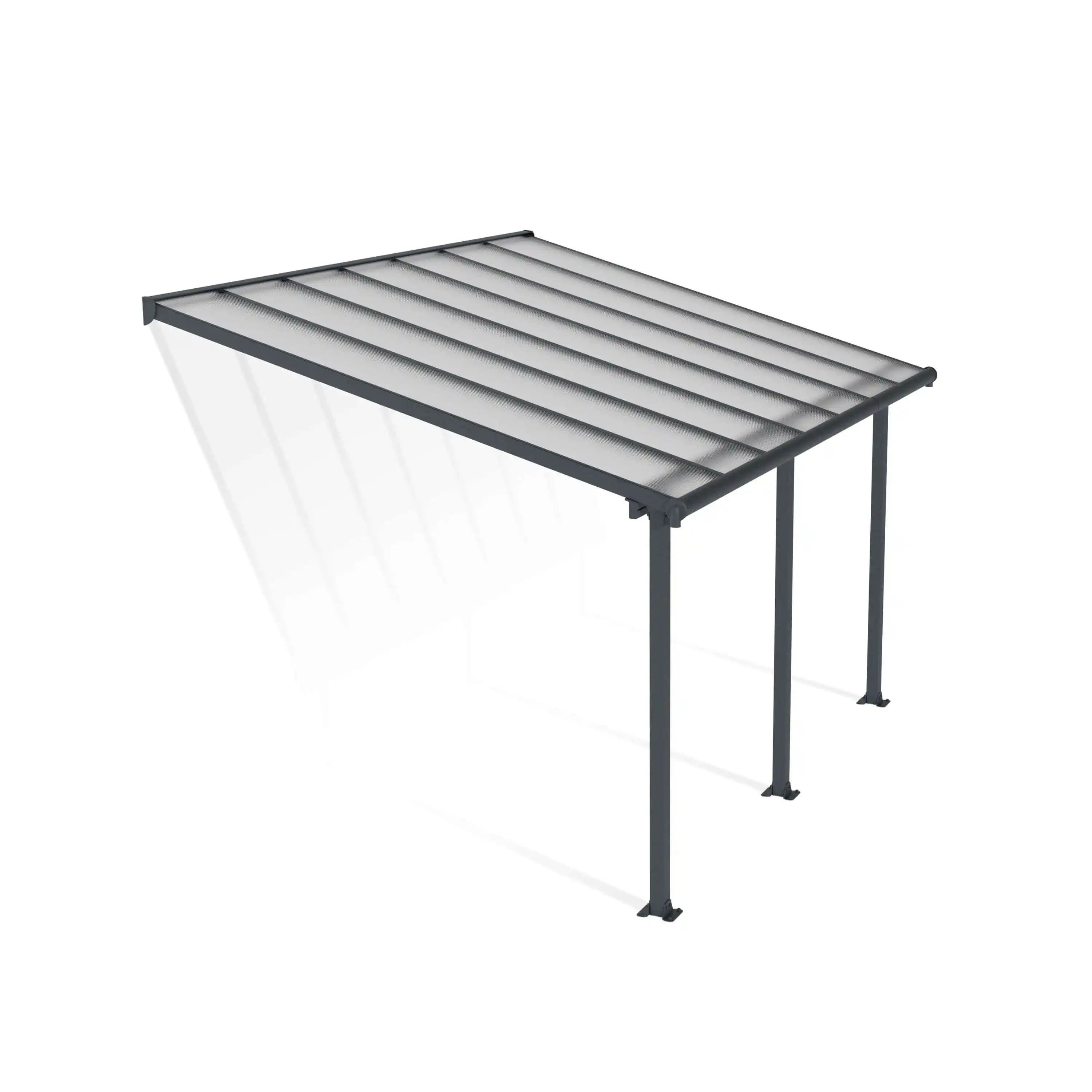 Canopia Olympia 425X294 cm Terrasoverkapping Donkergrijs Helder