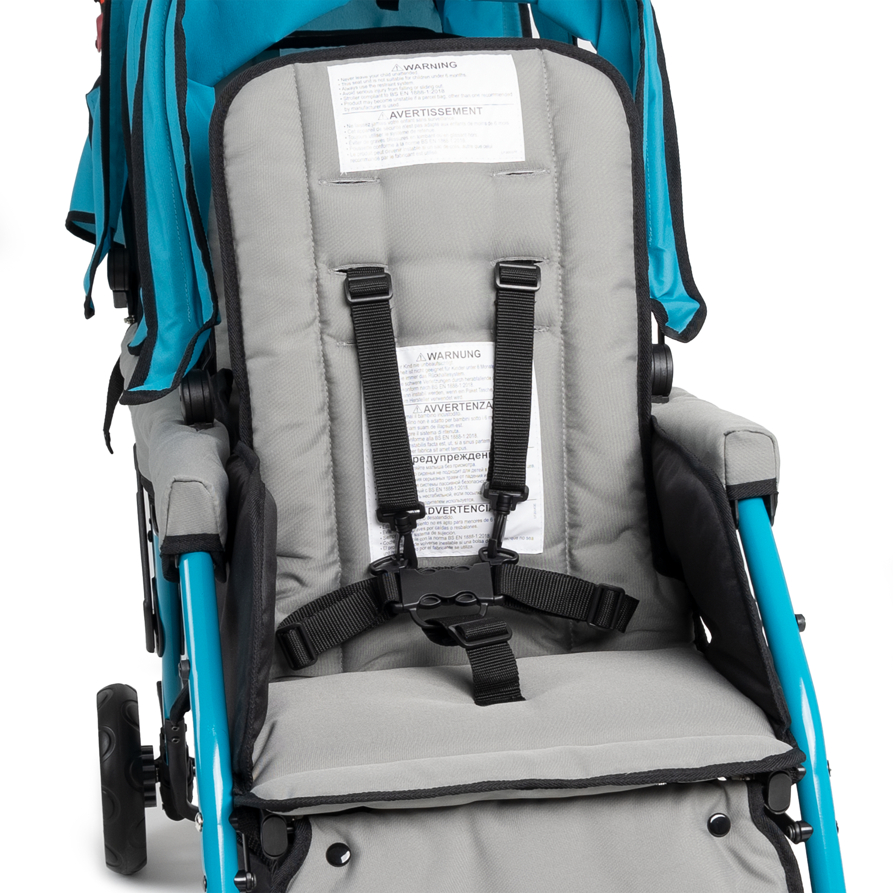 Gaggle Poussette 3 places Compass turquoise