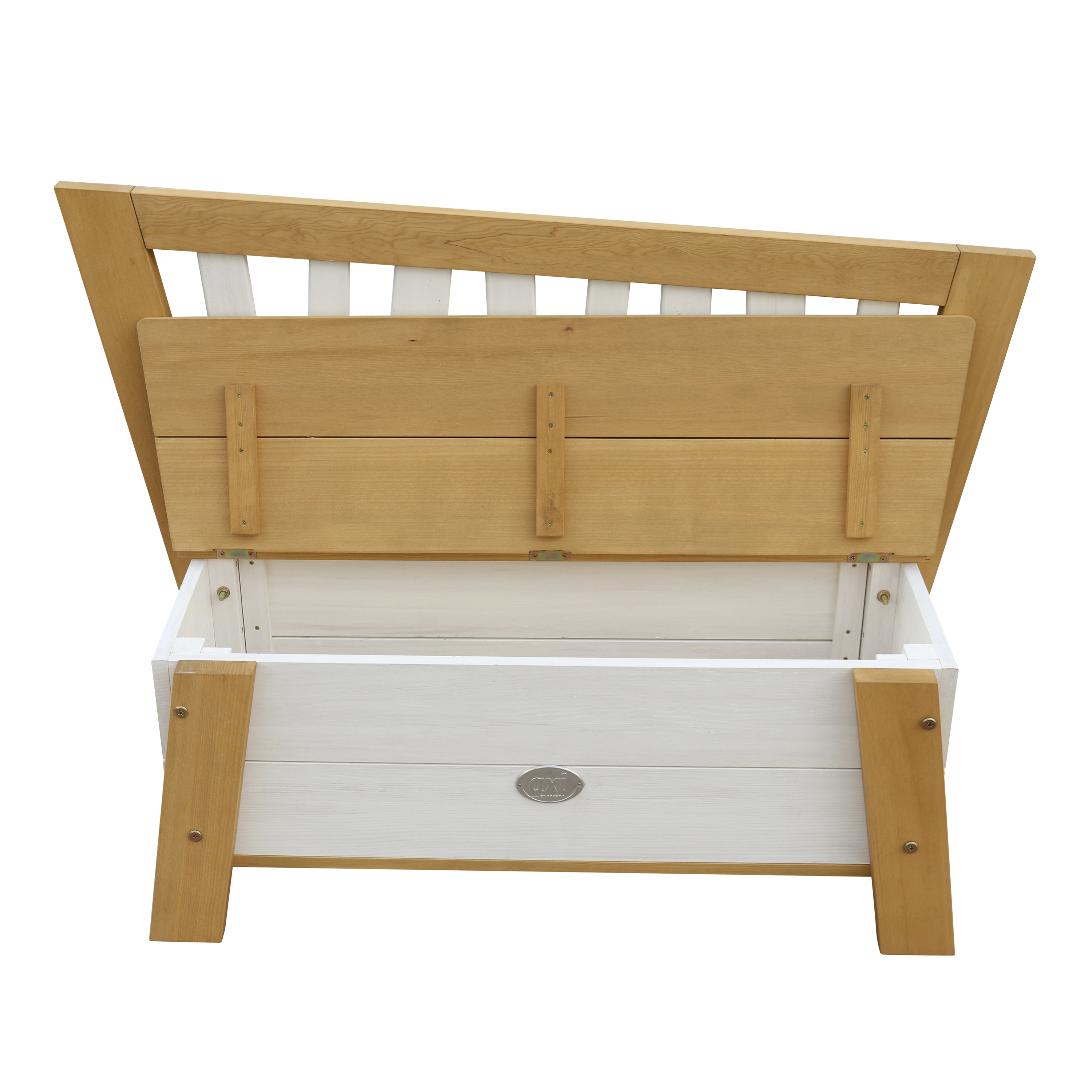 AXI Corky Storage Bench - Brown/White