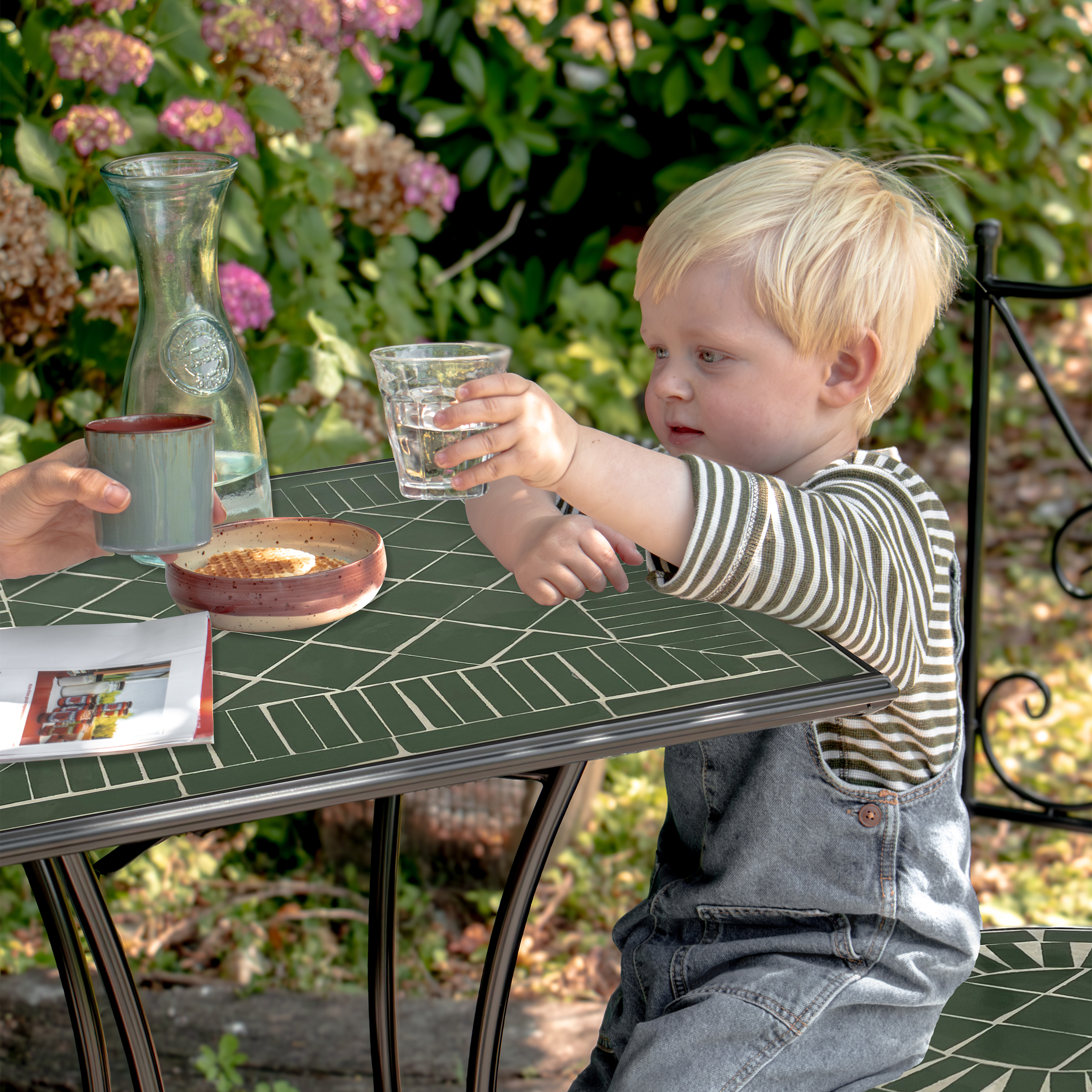 AXI Camilla Bistro Set Mosaic - Dark Green