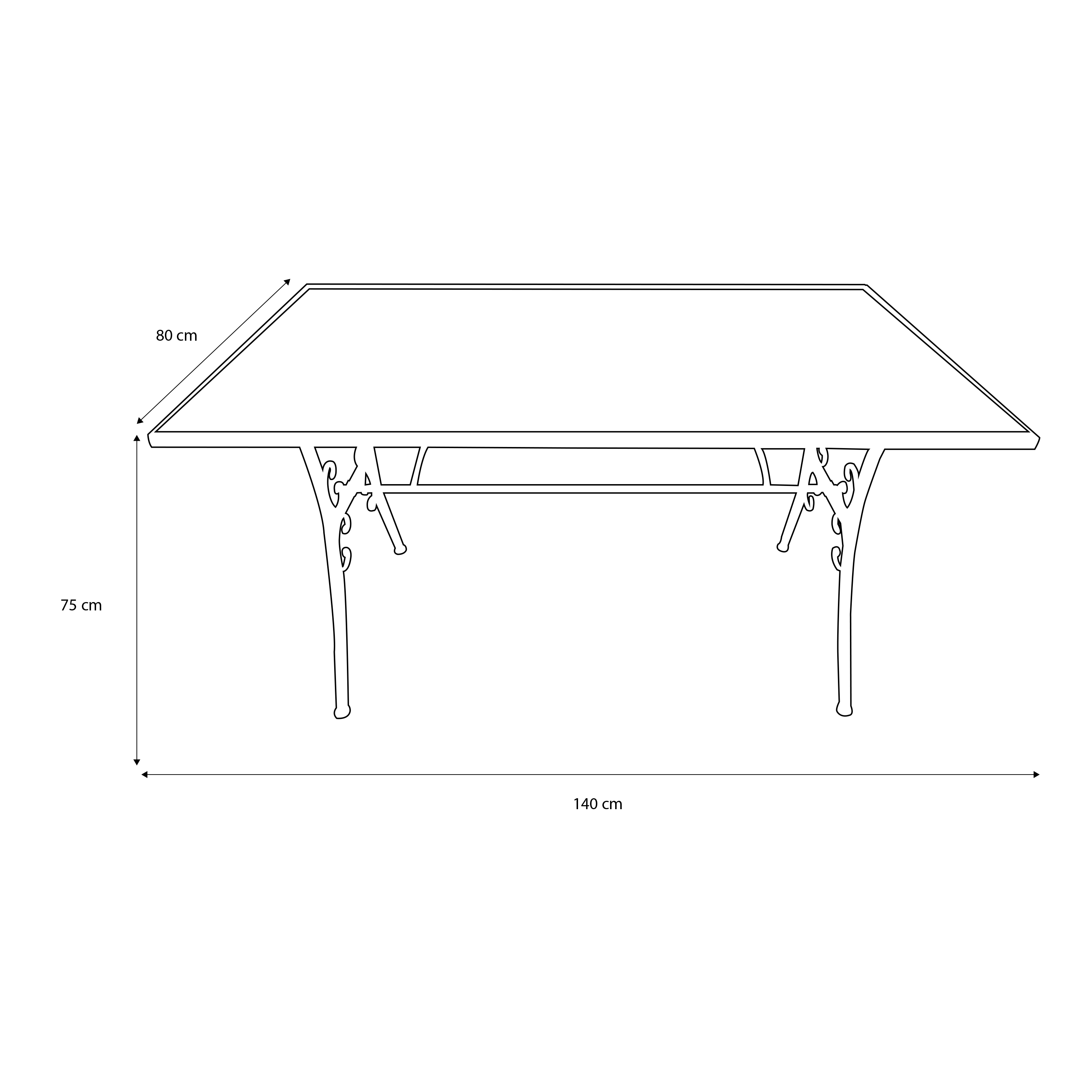 AXI Leonie 5-pièce Chaises et Table Bistrot Mosaïque Rose Romantique