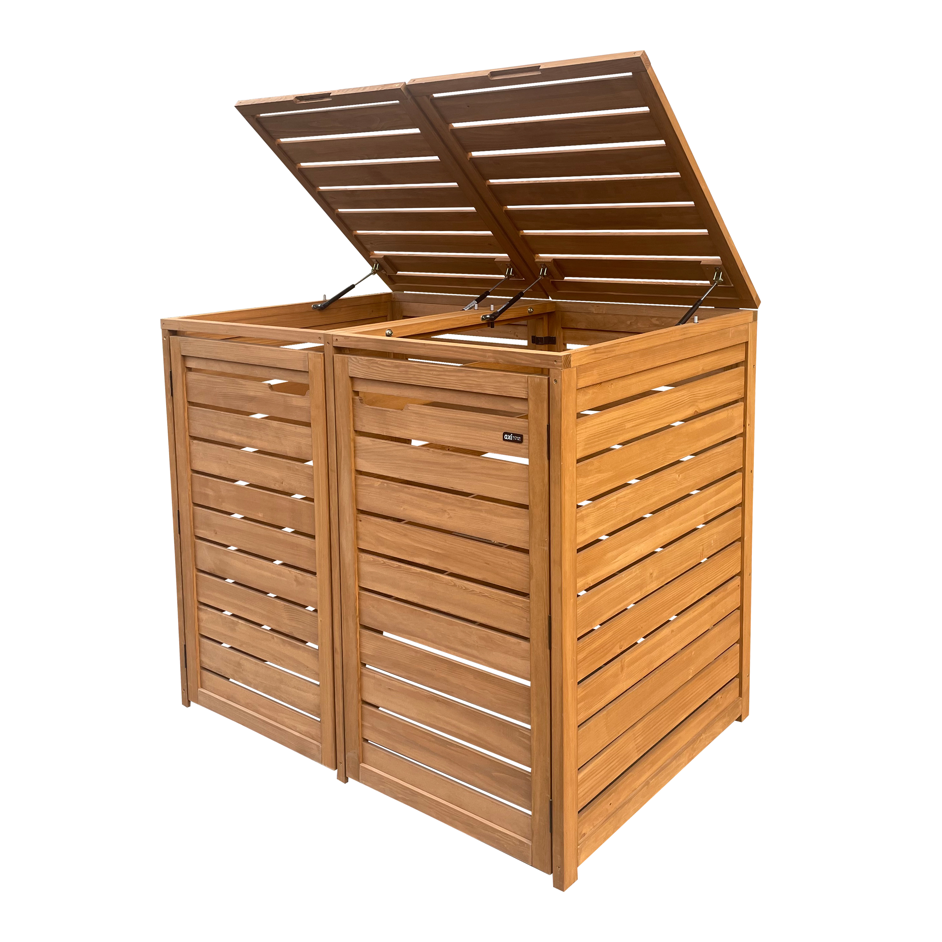 AXI Lex Wooden Bin Storage Brown – 2 bins