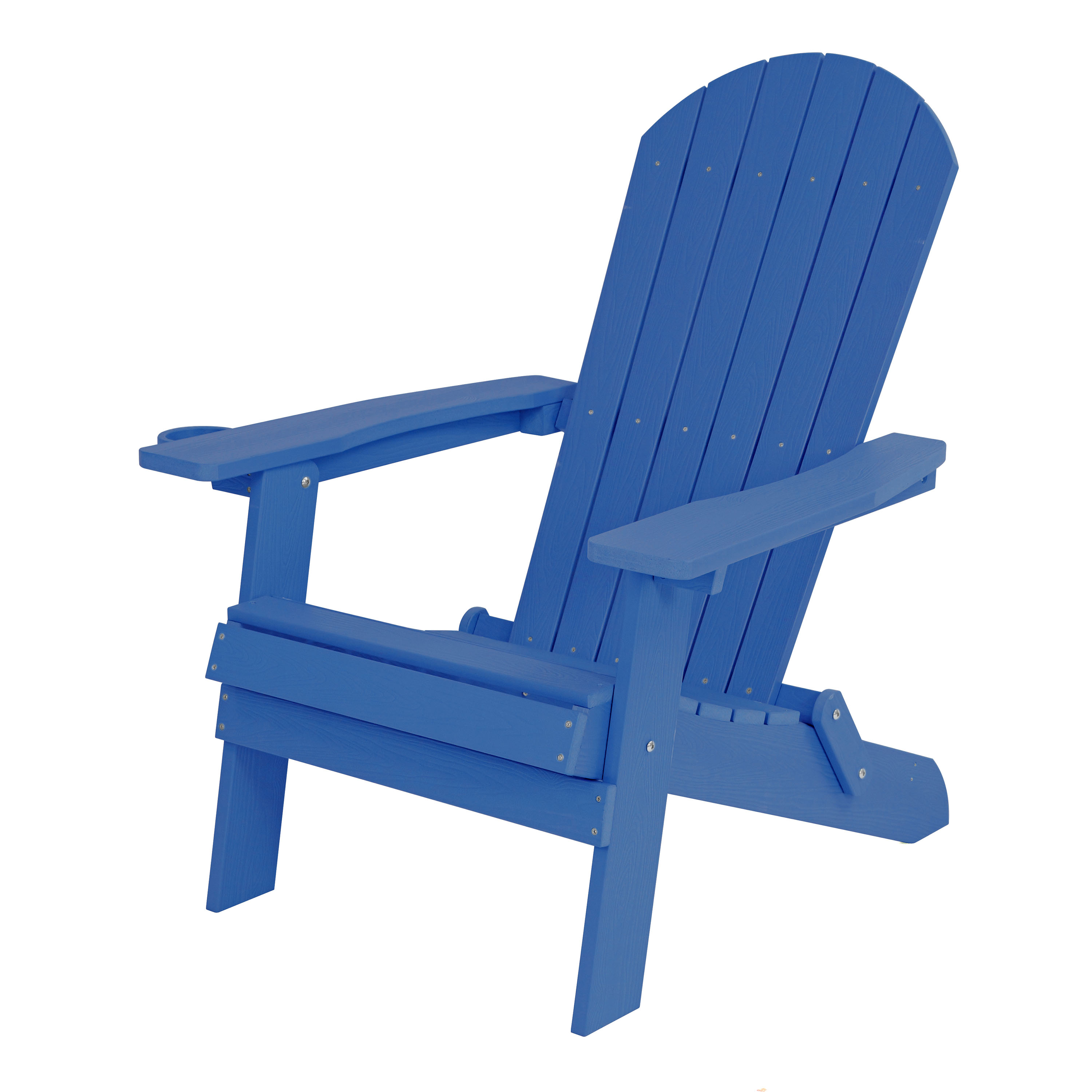 AXI Claire Chaise Adirondack pliante en plastique Bleue