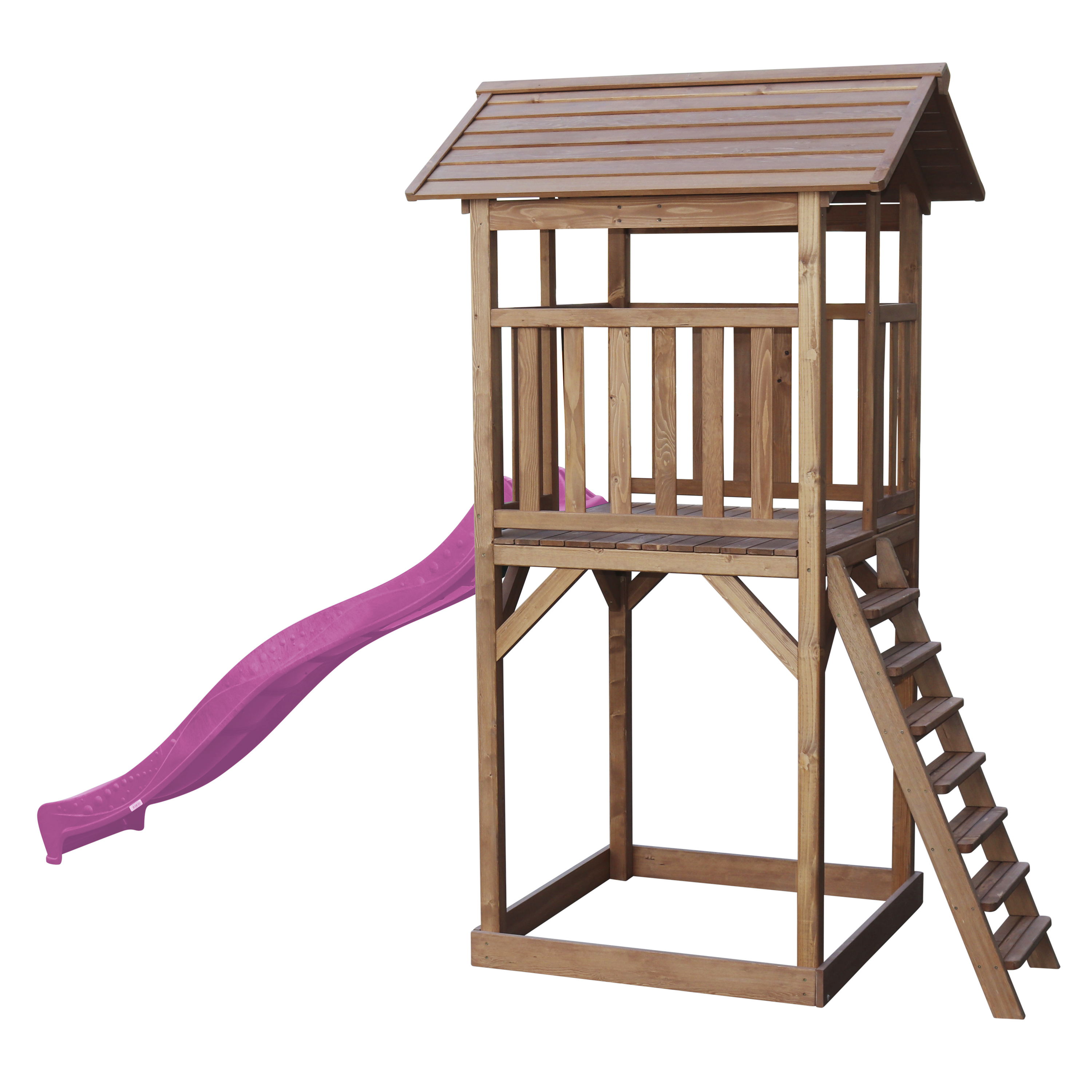 AXI Beach Tower Brown - Purple Slide-8720365061707 AXI Beach Tower Brown - Purple Slide