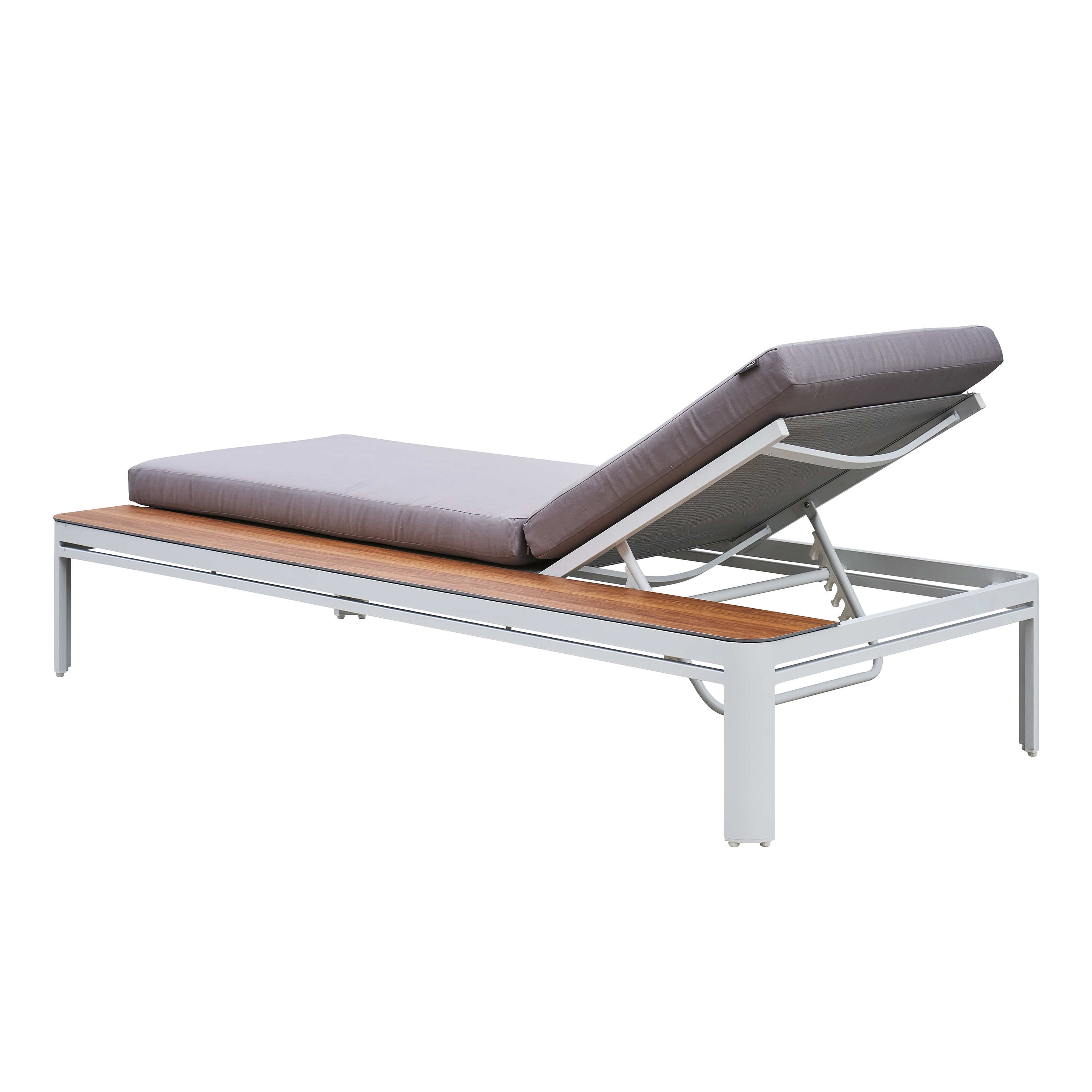 AXI Kira Lounger with table White/grey