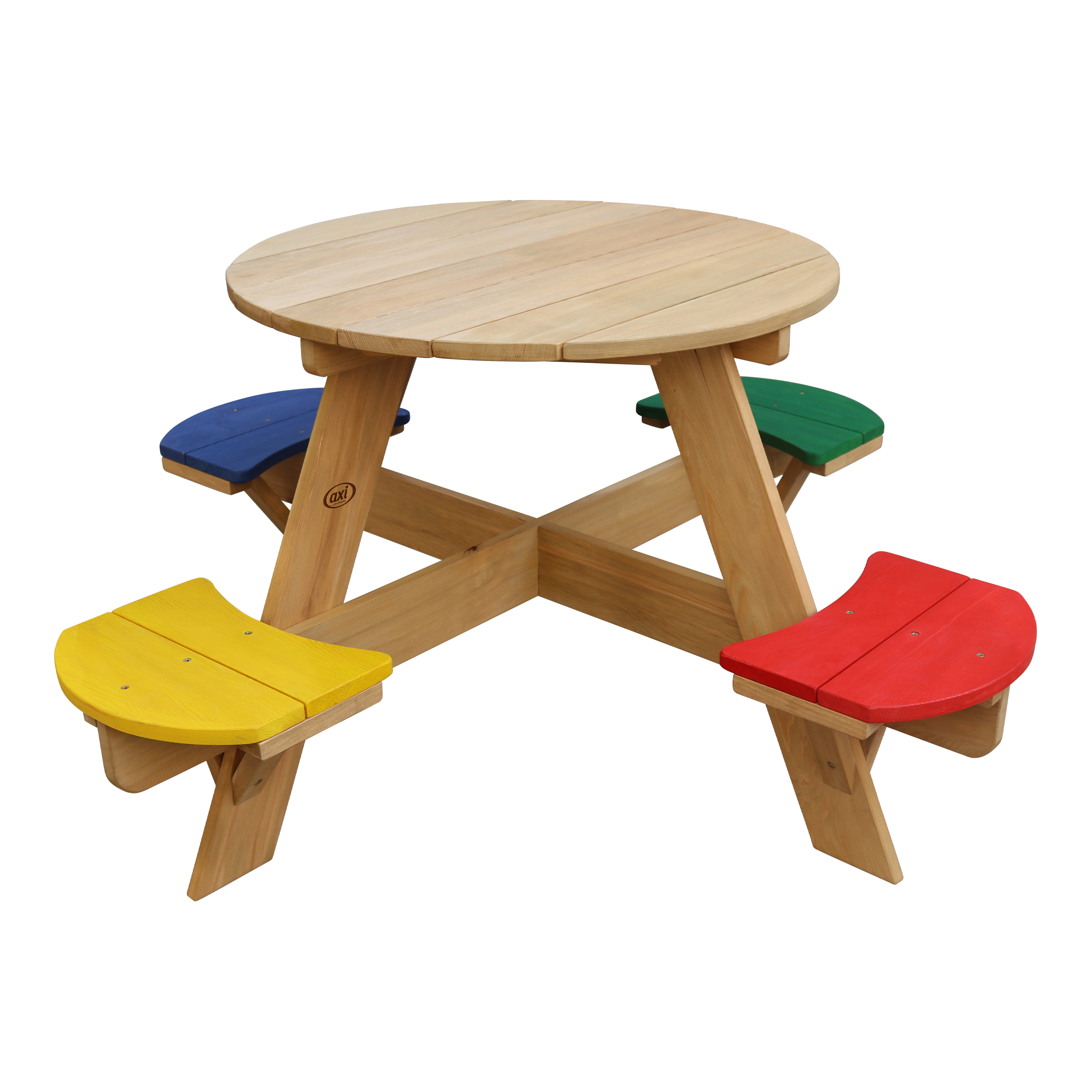 AXI UFO Picnic Table Round - Rainbow