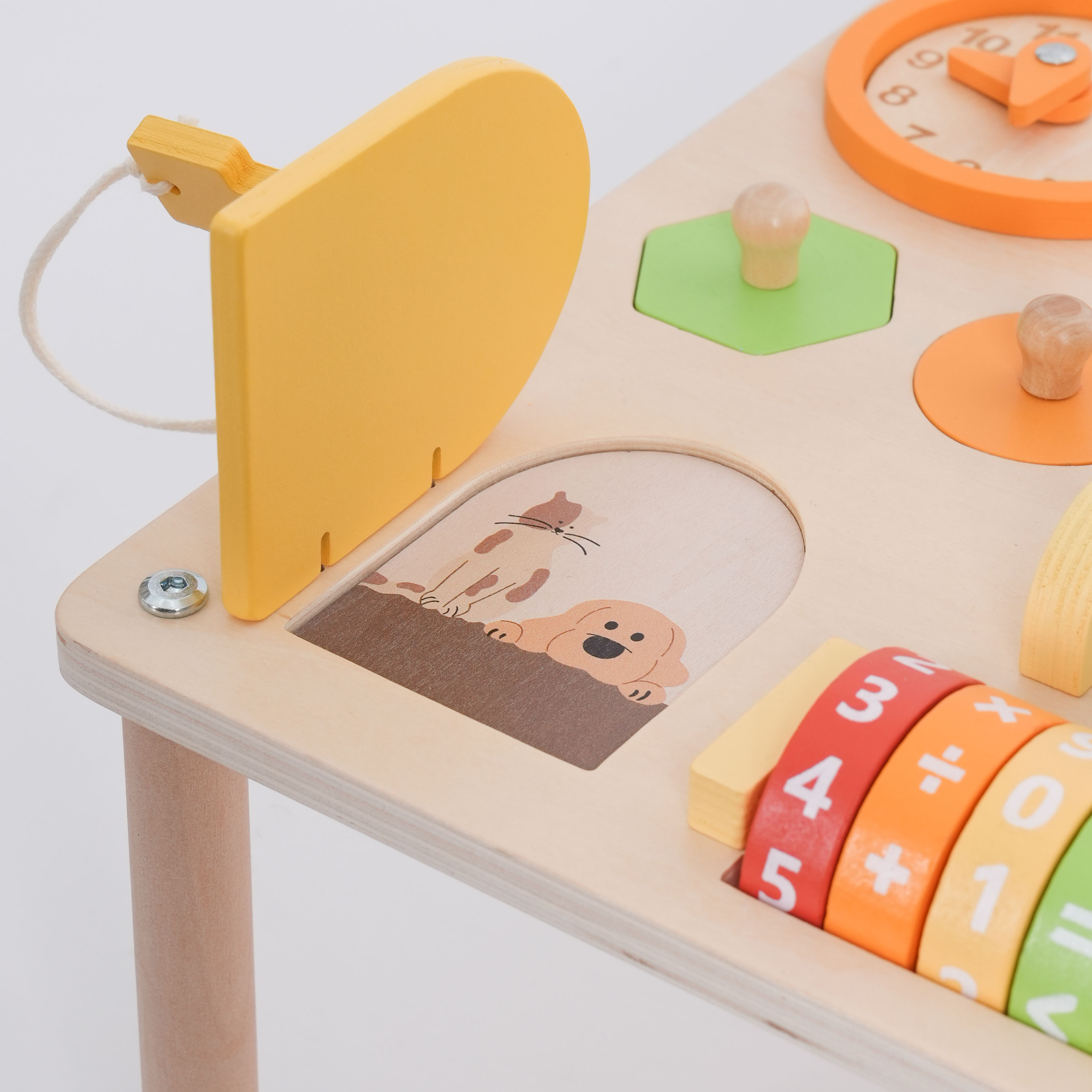Sunny Maud Wooden Activity Table with Bead Maze