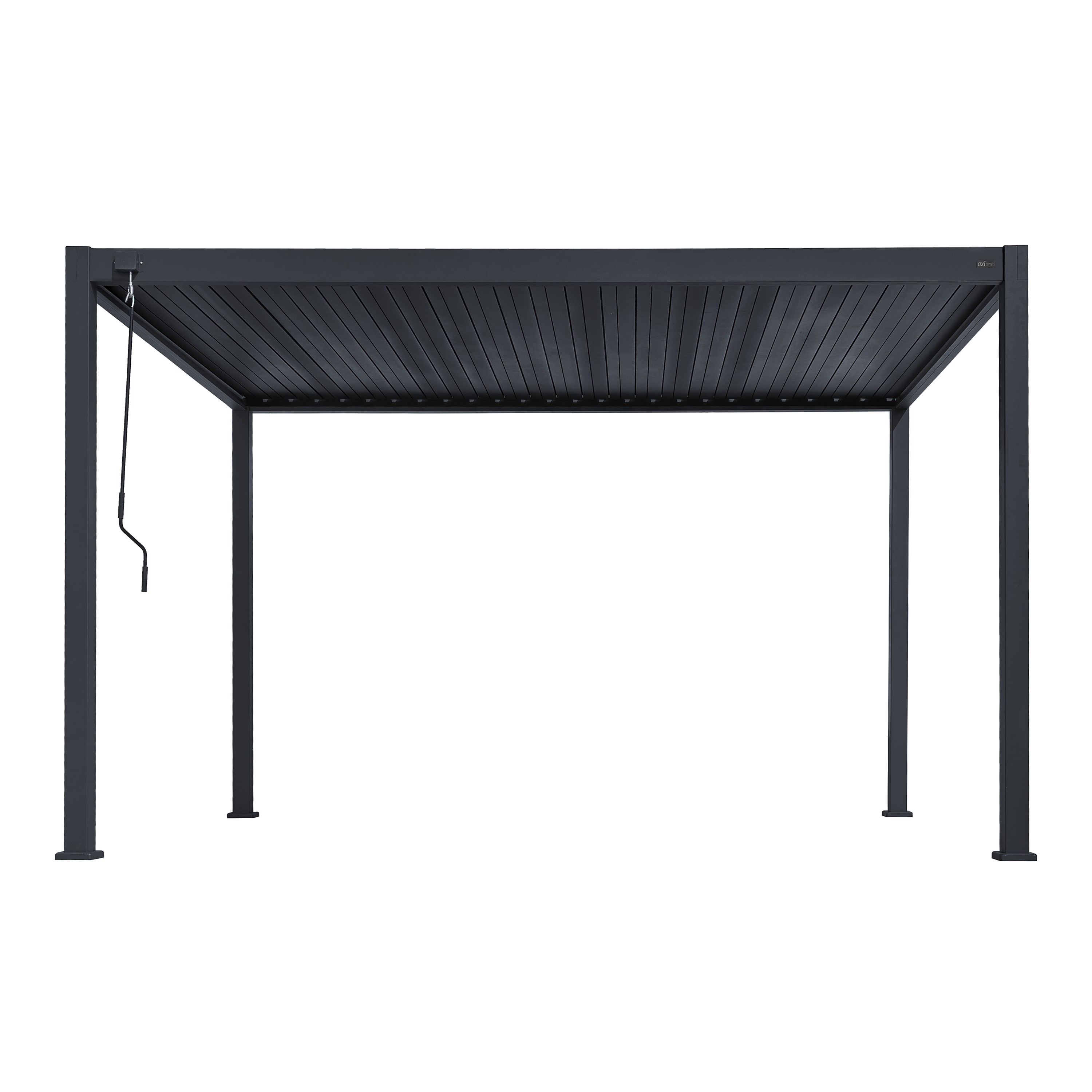 AXI Raya Aluminium Pergola 300 x 400 cm Anthracite