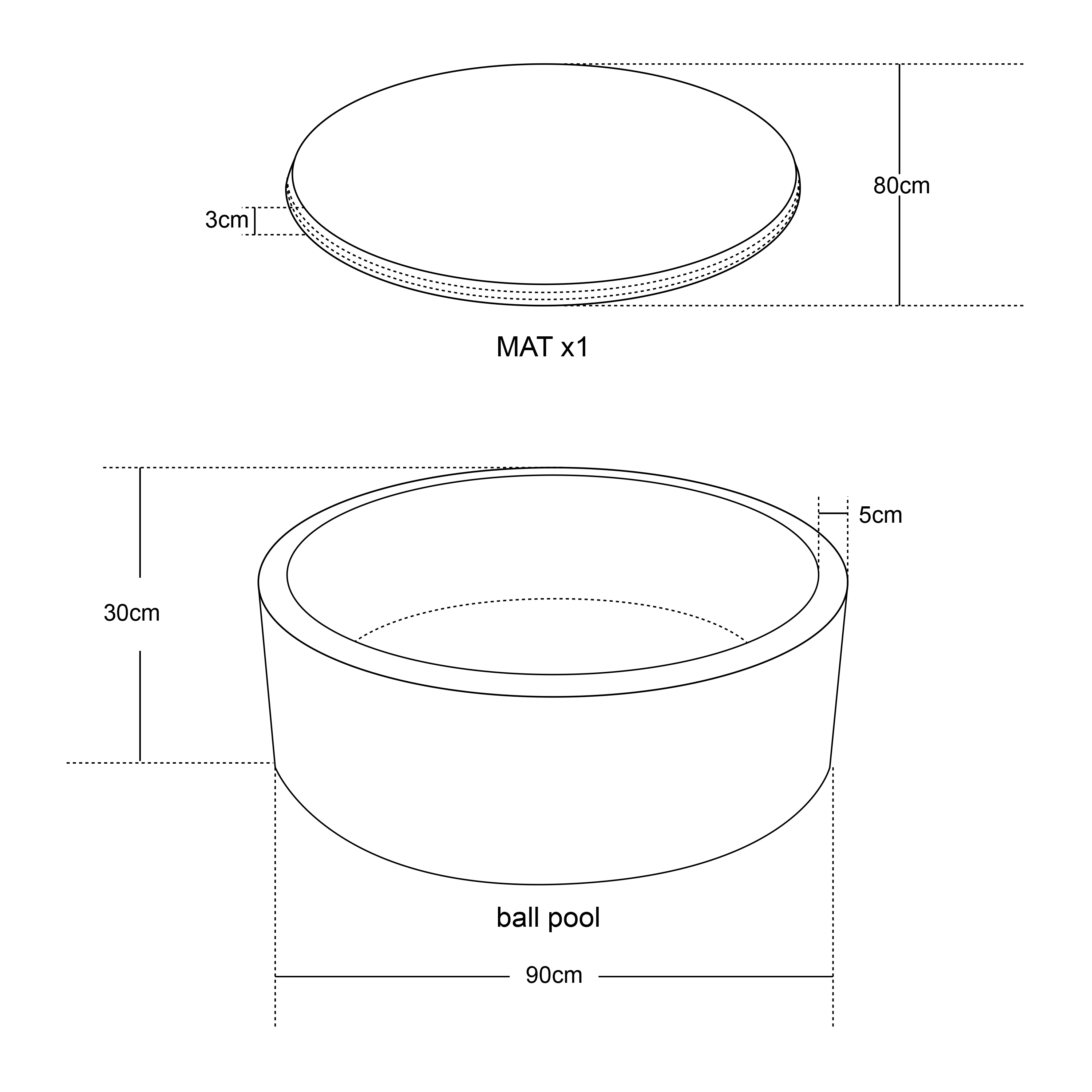 Sunny Boaz Ball Pit incl. 200 balls - Beige
