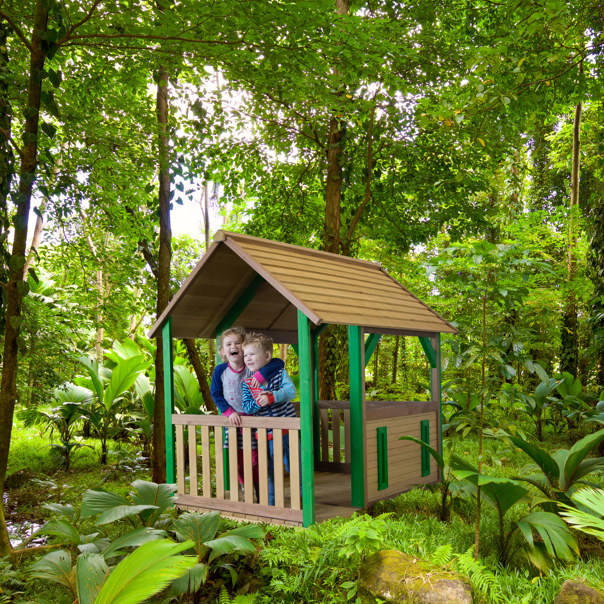 AXI Forest Playhouse Brown/green