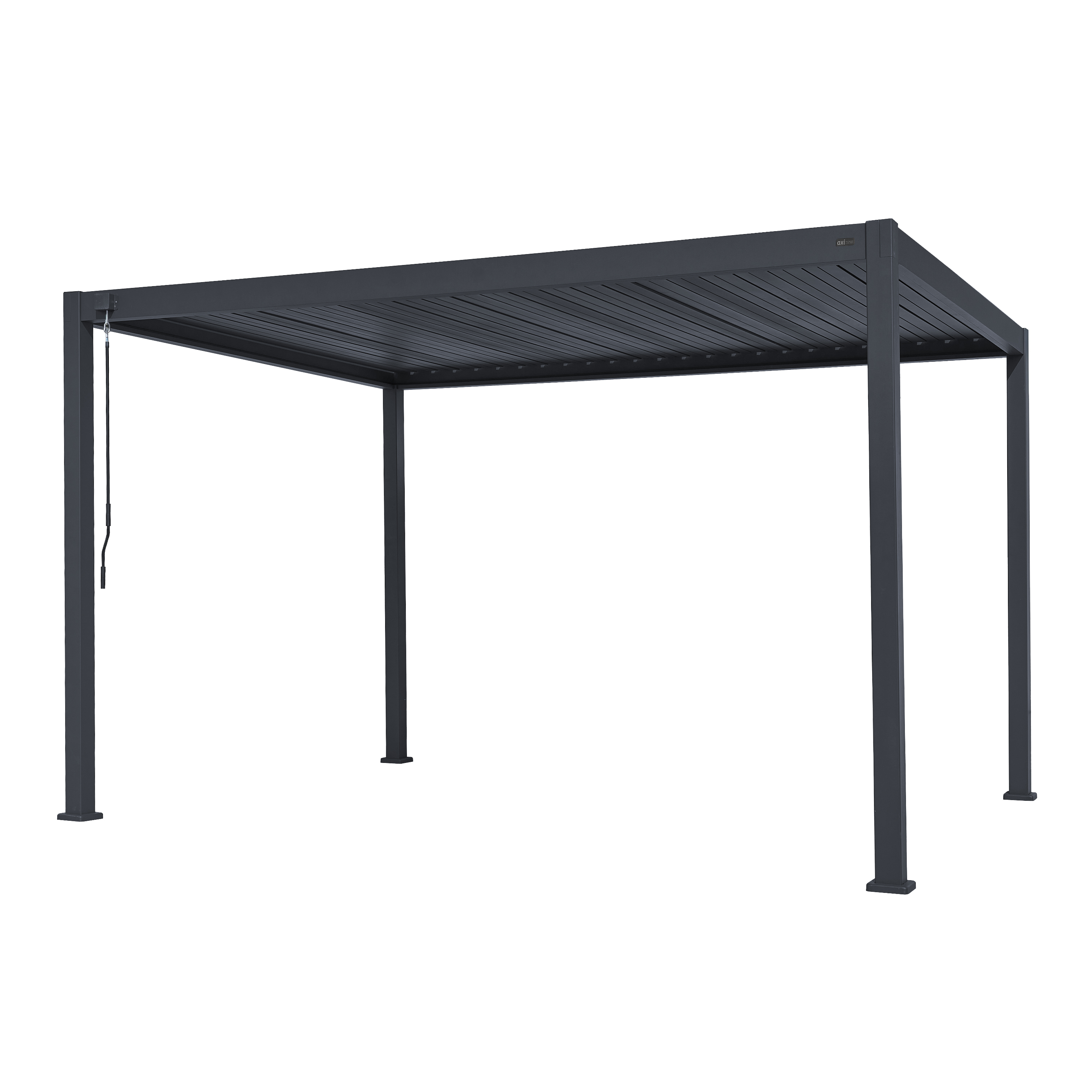 AXI Raya Aluminium Pergola 300 x 400 cm Anthracite