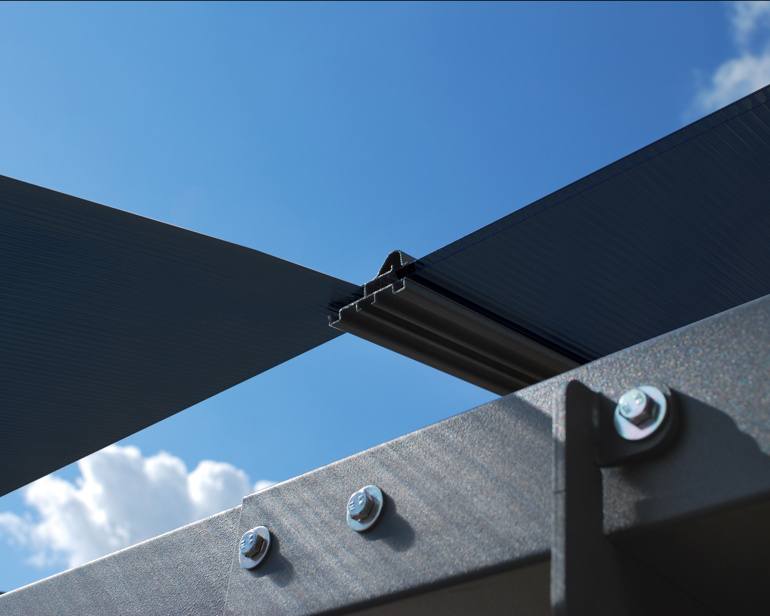 Canopia Arcadia  435X360 cm Carport Enkel Donkergrijs Brons