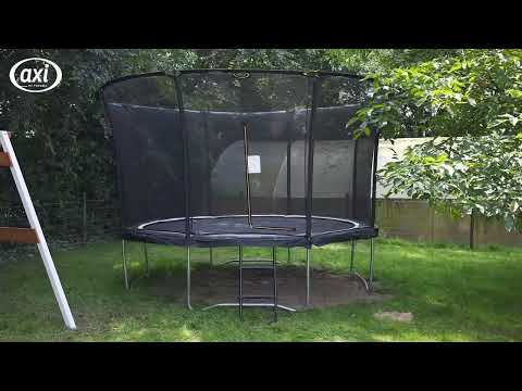 AXI Denver Trampoline 366 cm avec échelle - Hors sol - Noir