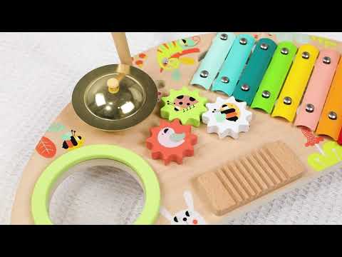 Tooky Toy Table musical en bois avec xylophone
