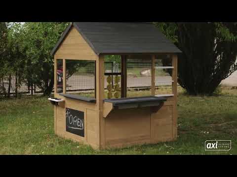 AXI Lynn Maisonnette en bois Marron/Anthracite